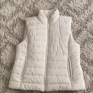 Ann Taylor Loft White Vest